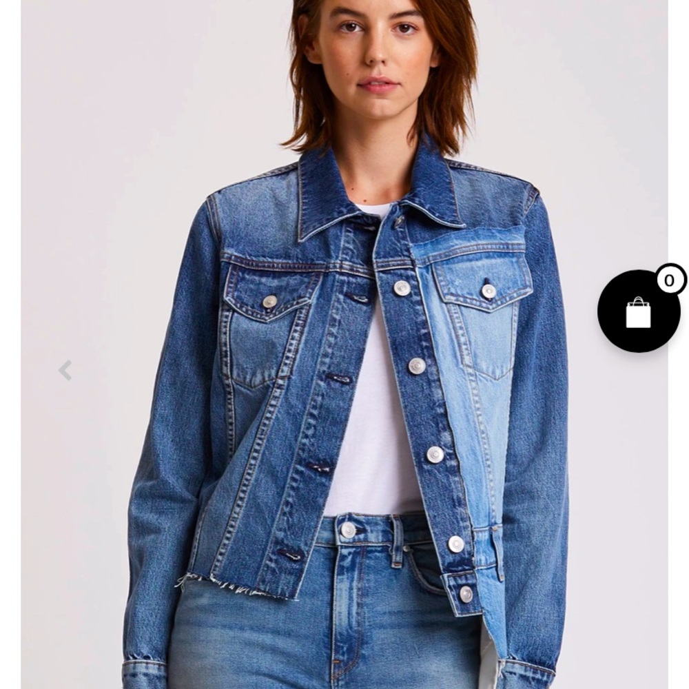 HUDSON multi-toned denim jacket